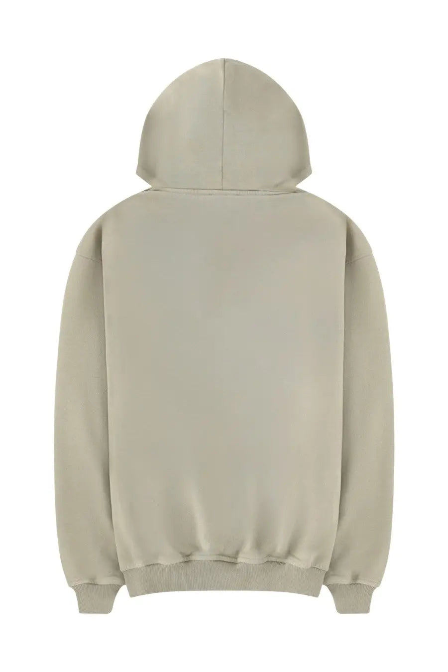 Represent men’s beige hooded sweatshirt with relaxed fit and ribbed cuffs for casual wear