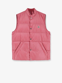Moncler Men's Restigo Sleeveless Down Jacket Pink