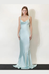 Retrofete Women's Satin Vinica Dress Seychelles