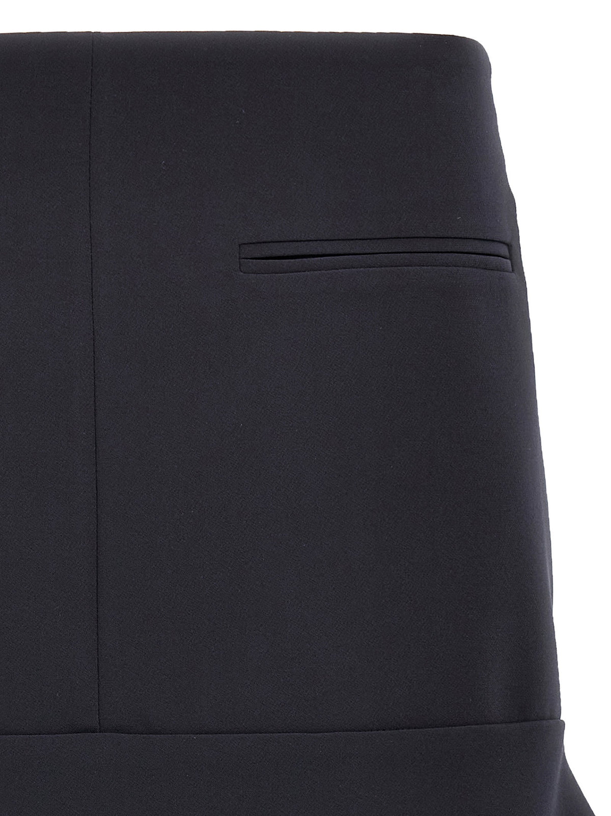 courrèges Reversed Belt Mini Skirt Blue