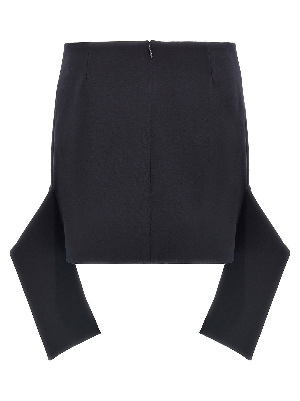 courrèges Reversed Belt Mini Skirt Blue