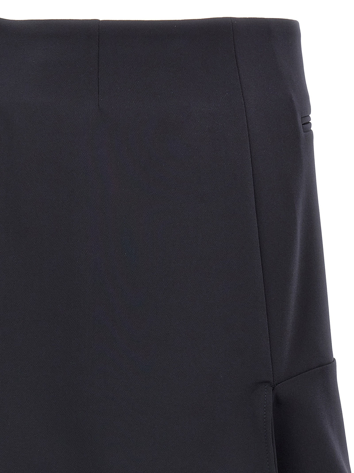 courrèges Reversed Belt Mini Skirt Blue