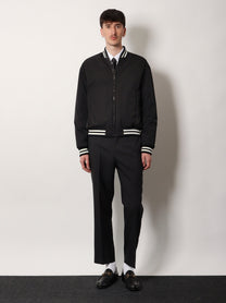 Gucci Men's GG Reversible Bomber Jacket White