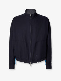 Fendi Men's FF Selleria Reversible Blouson Blue