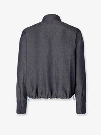 Fendi Men's FF Selleria Reversible Blouson Blue