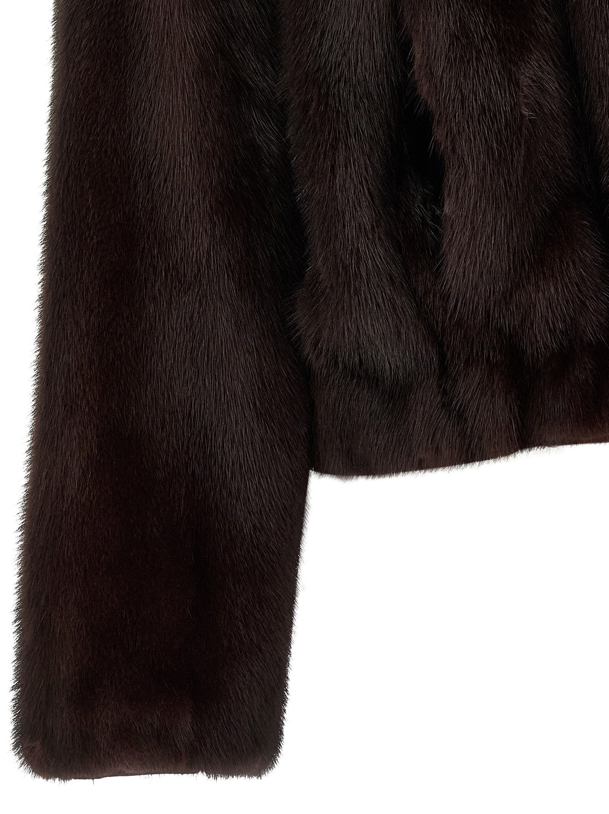 Yves Salomon Army Reversible Fur Brown