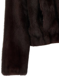 Yves Salomon Army Reversible Fur Brown