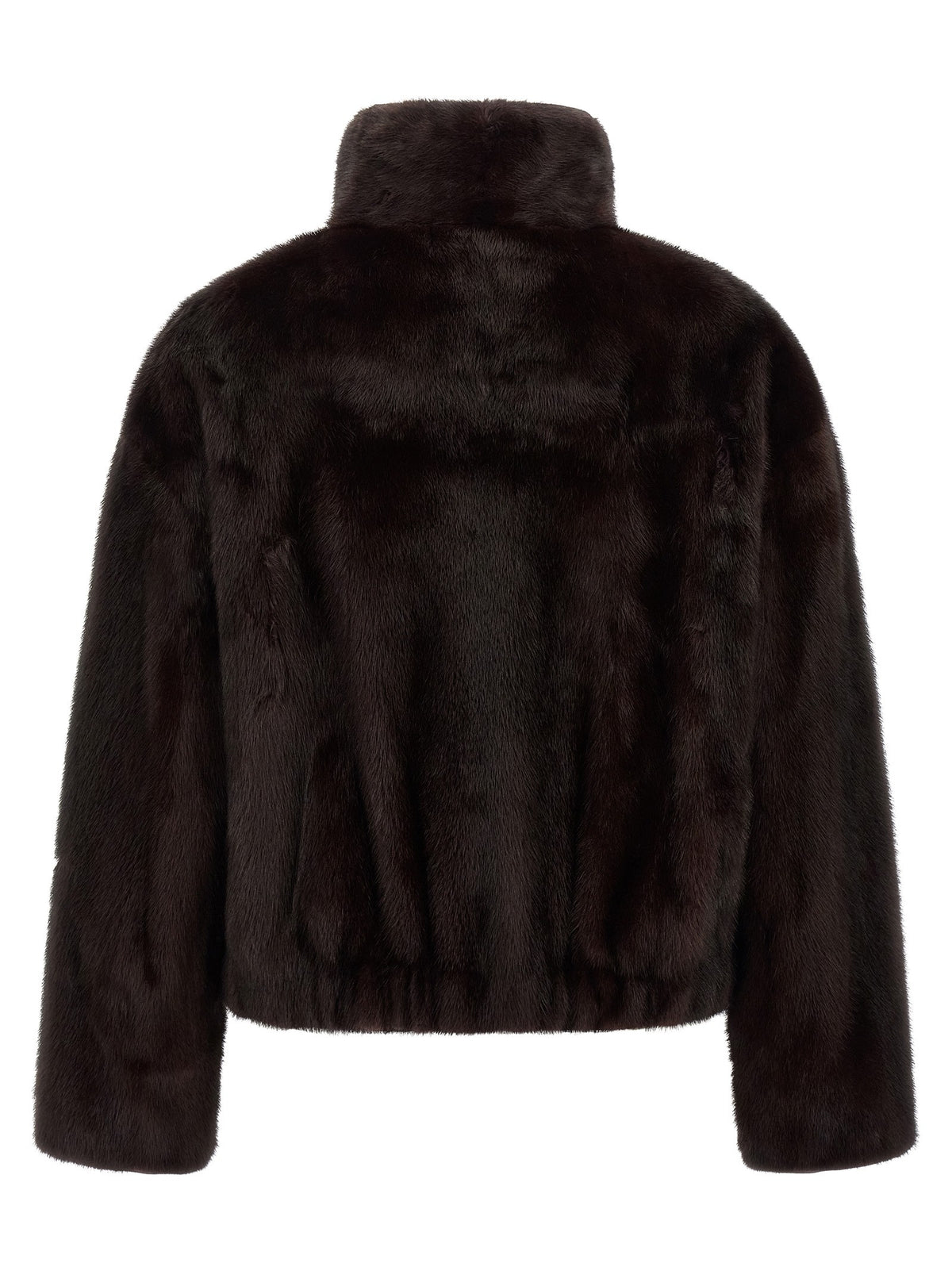 Yves Salomon Army Reversible Fur Brown