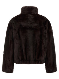 Yves Salomon Army Reversible Fur Brown