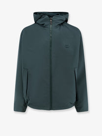 Gucci Men's Reversible Ripstop Cotton Jacket Green