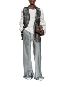 Rick Owens Women's Rib LS Shirt White