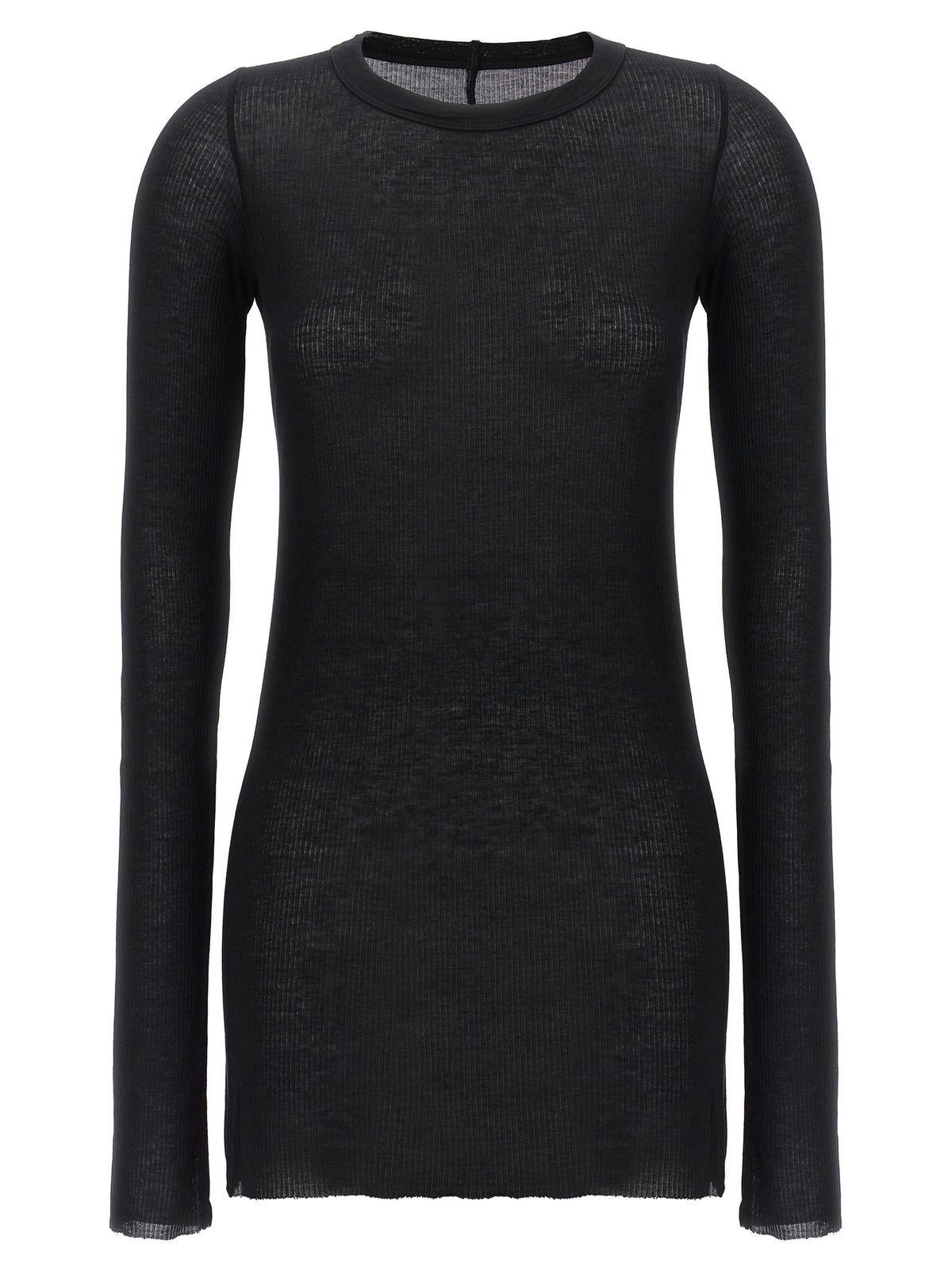 Rick Owens Rib LS Shirt Black