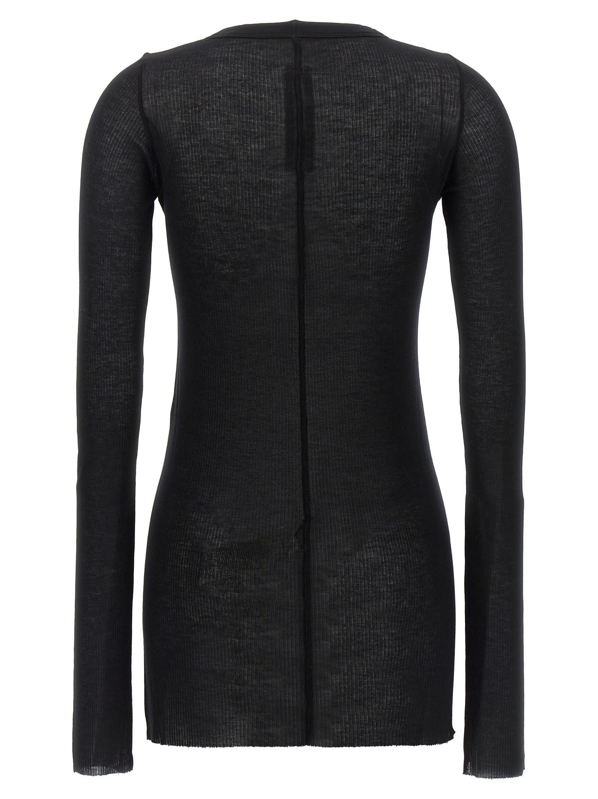 Rick Owens Rib LS Shirt Black