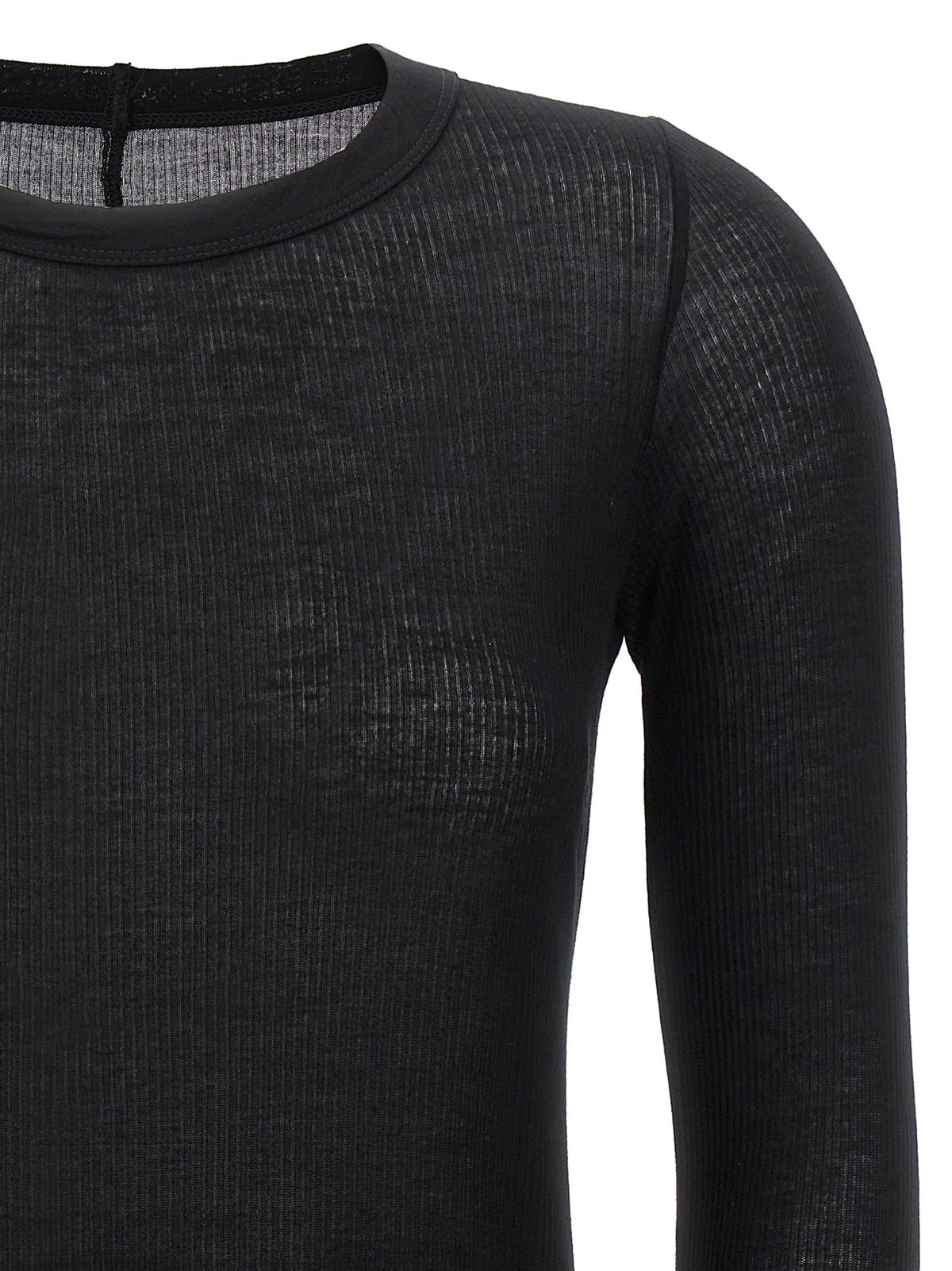 Rick Owens Rib LS Shirt Black
