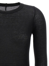 Rick Owens Rib LS Shirt Black