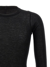 Rick Owens Rib LS Shirt Black, view 3