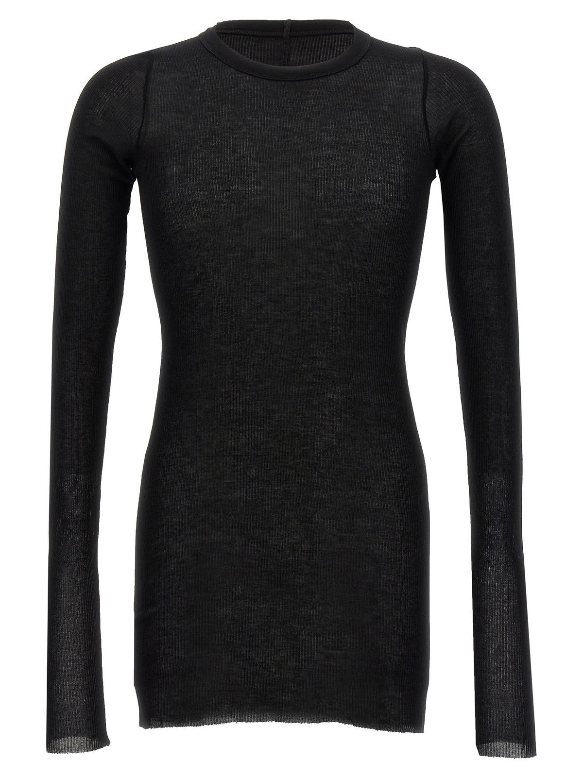 Rick Owens Rib LS Shirt Black