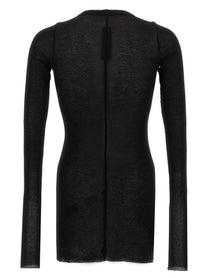 Rick Owens Rib LS Shirt Black, view 2
