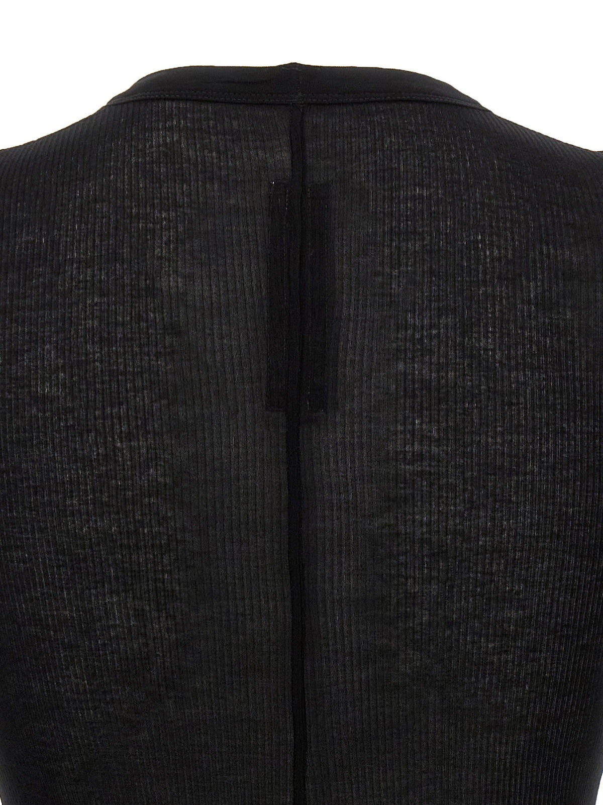 Rick Owens Rib LS Shirt Black, view 4