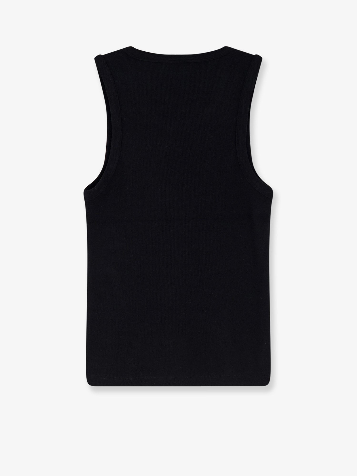 Entire Studios Unisex Ribbed Cotton Tank Top Black