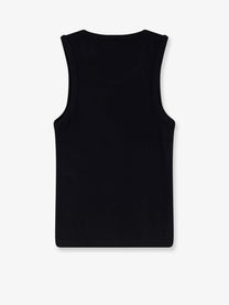 Entire Studios Unisex Ribbed Cotton Tank Top Black
