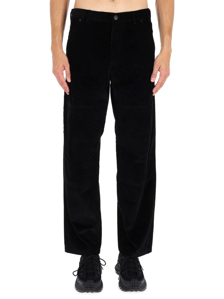 Moncler Men's Ribbed Pants Black