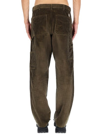 Moncler Men's Ribbed Pants Green, view 4