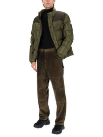 Moncler Men's Ribbed Pants Green, view 2