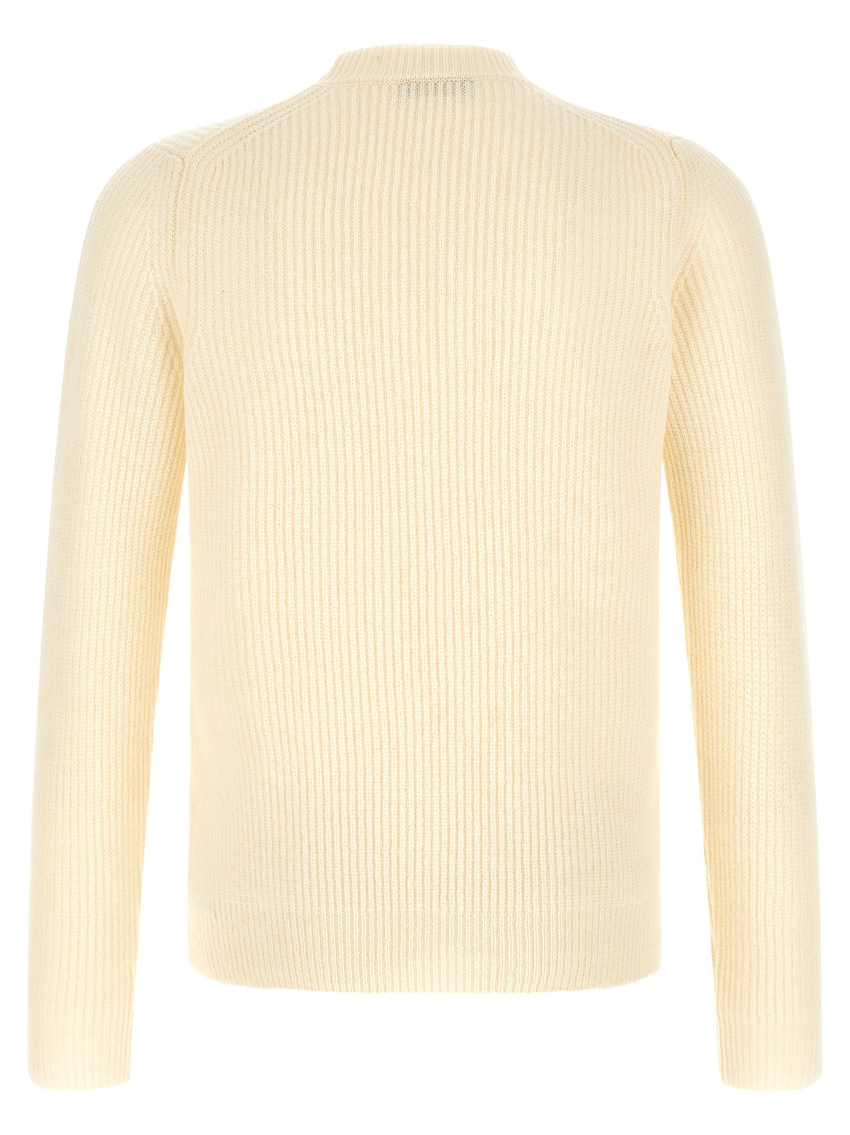 Zanone Ribbed Sweater White