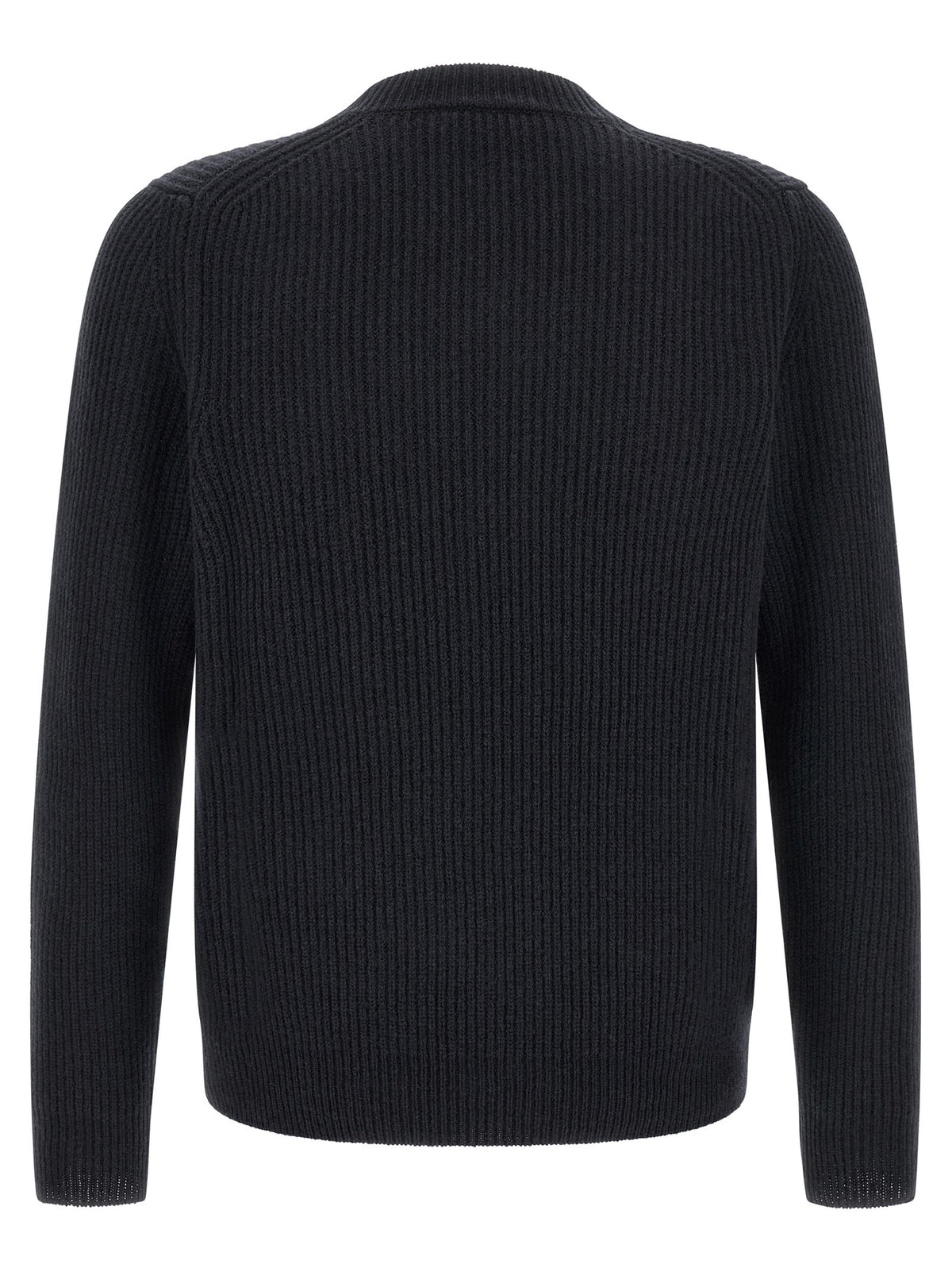 Zanone Ribbed Sweater Blue