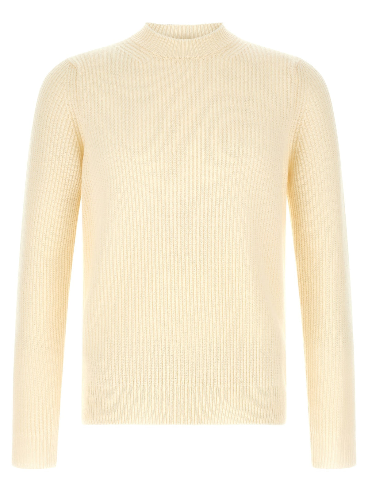 Zanone Ribbed Sweater White