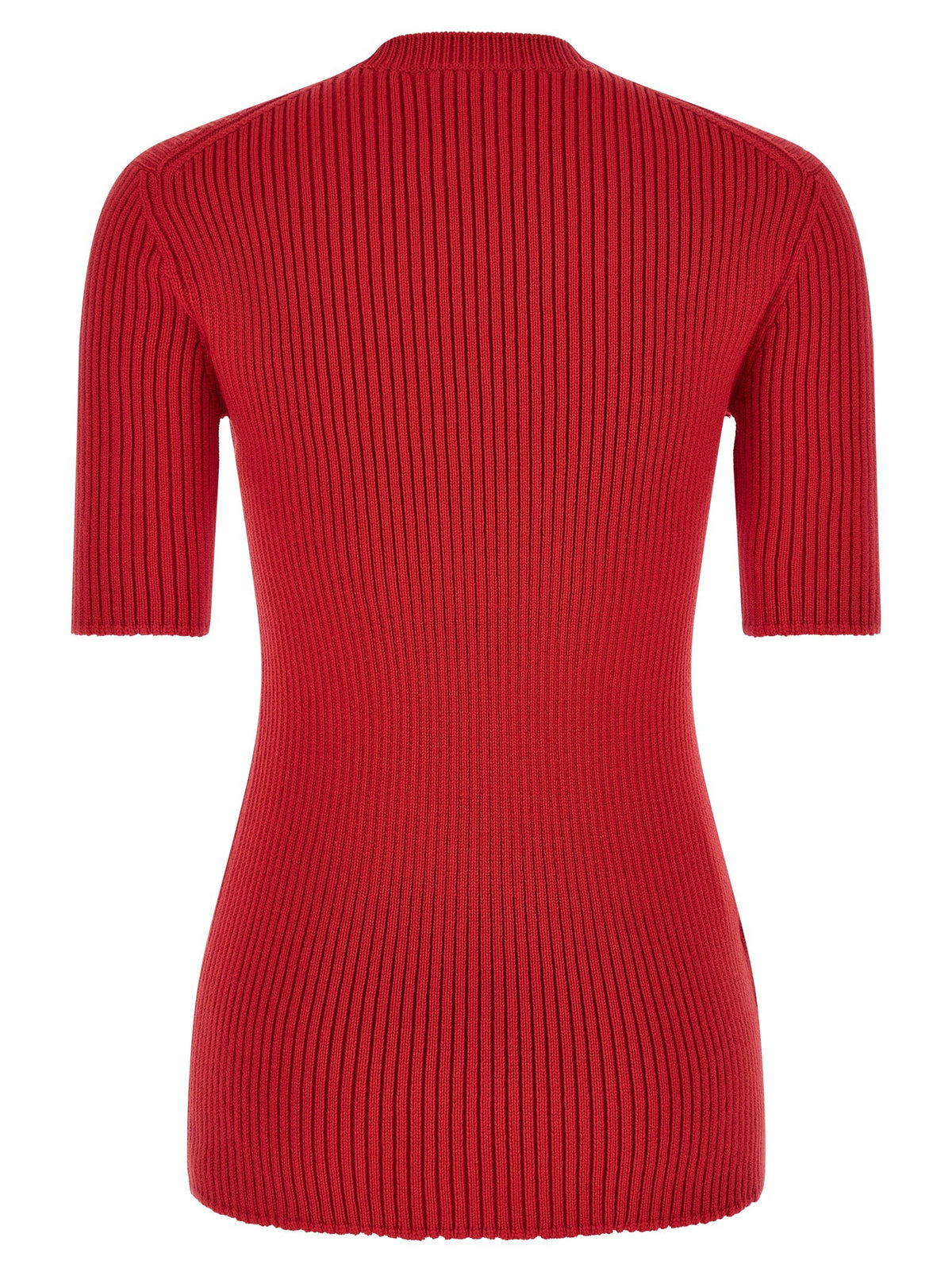 PRADA Ribbed Sweater Red