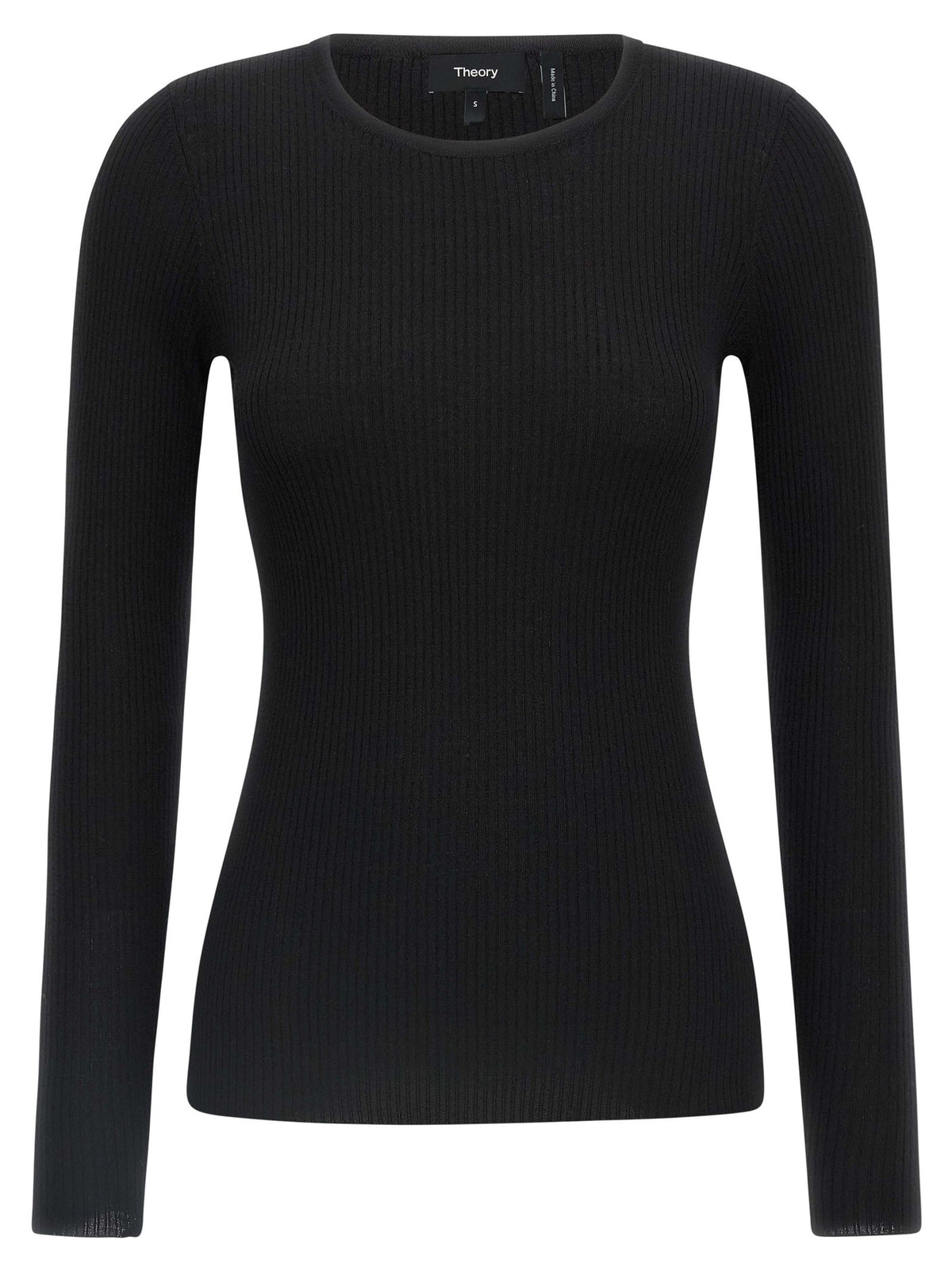 Theory Ribbed Sweater Black