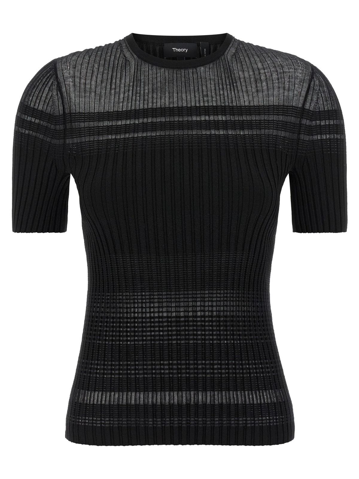 Theory Ribbed Shirt Black