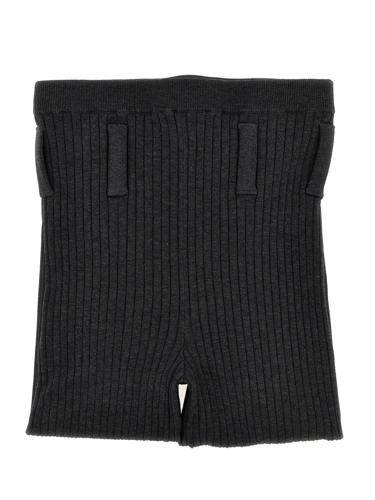 PRADA Ribbed Tights Grey