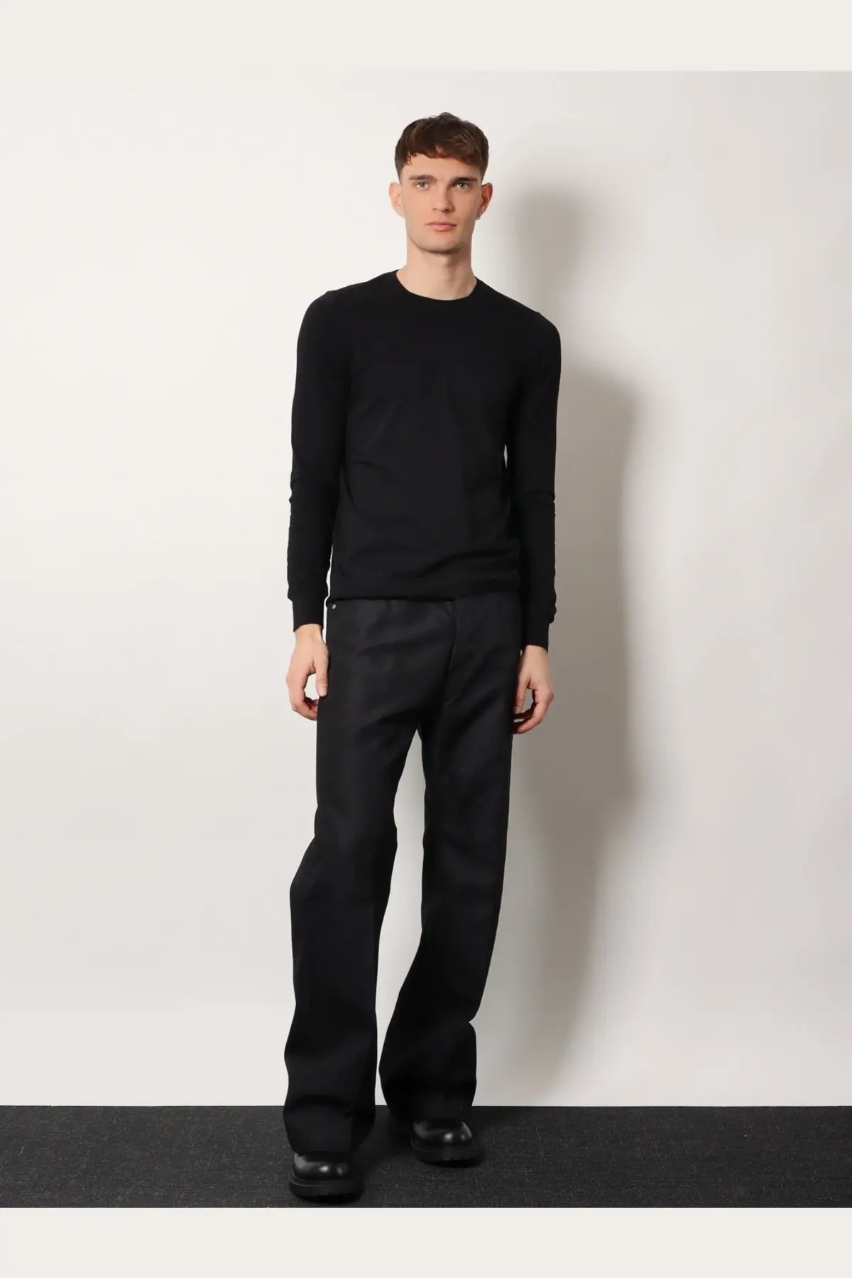 Rick Owens Men's Cotton Shirt Black