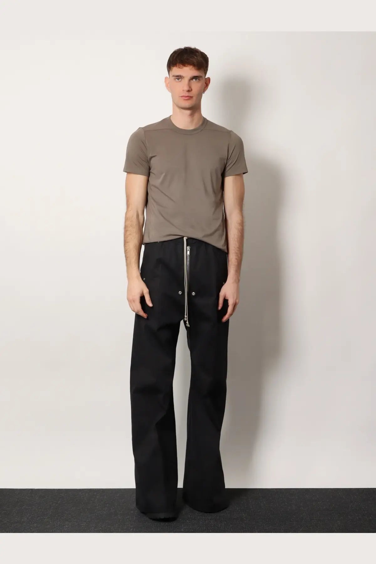Rick Owens Men's Cotton Shirt Grey