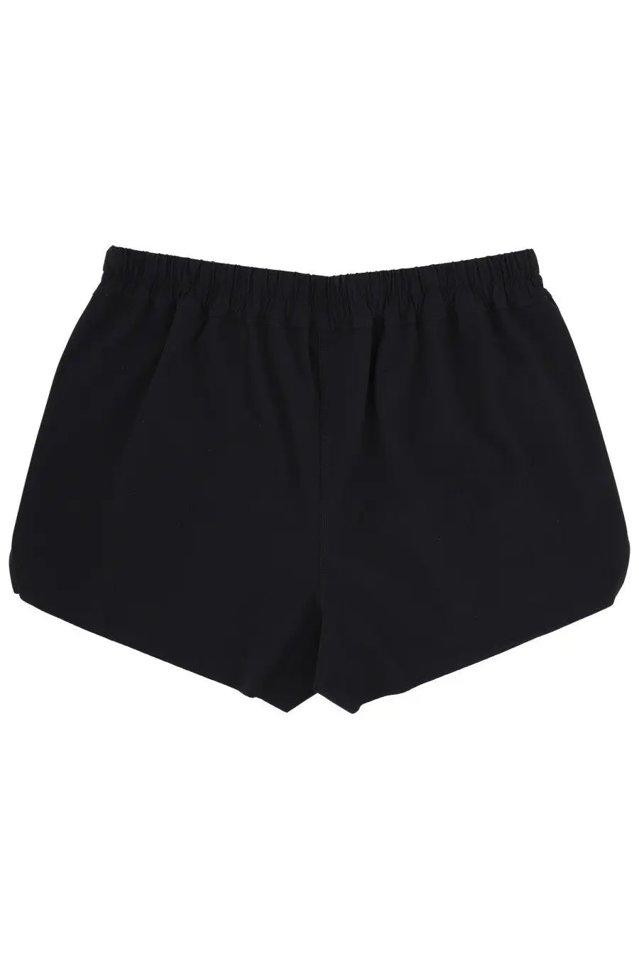 Rick Owens men’s swimsuit black elastic waist shorts made of smooth lightweight fabric for swimming