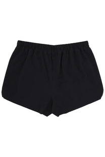 Rick Owens men’s swimsuit black elastic waist shorts made of smooth lightweight fabric for swimming