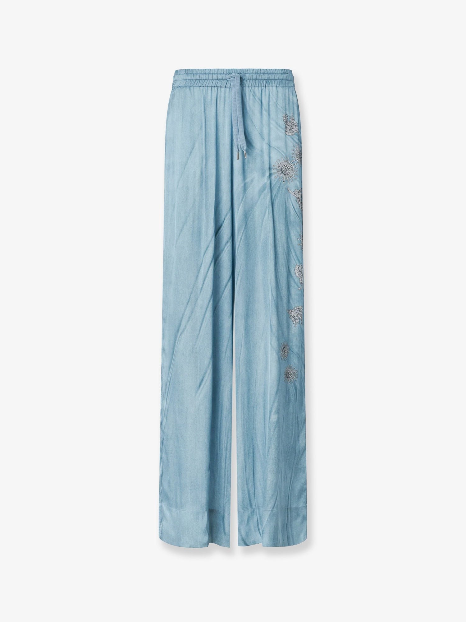 Pinko Women's Rikky Viscose Trousers Blue