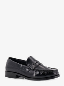 Alohas Women's Rivet Leather Loafers Black