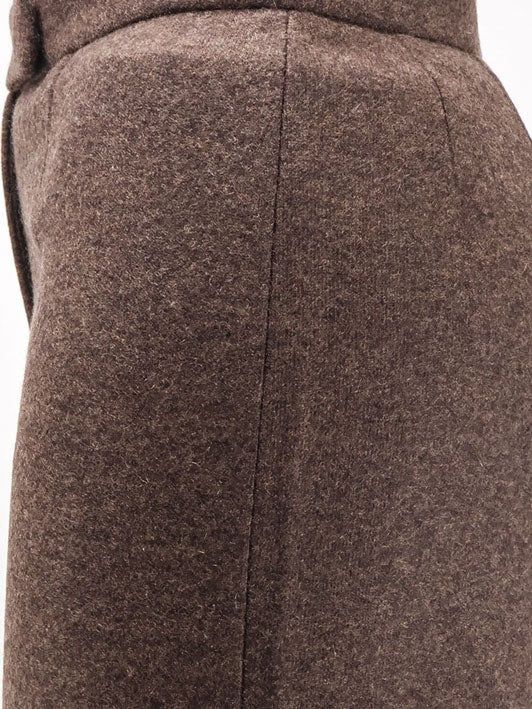 Loro Piana Women's Robin Novalis Cashmere Trousers Brown