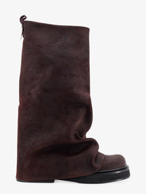 The Attico Women's Robin Suede Boots Purple