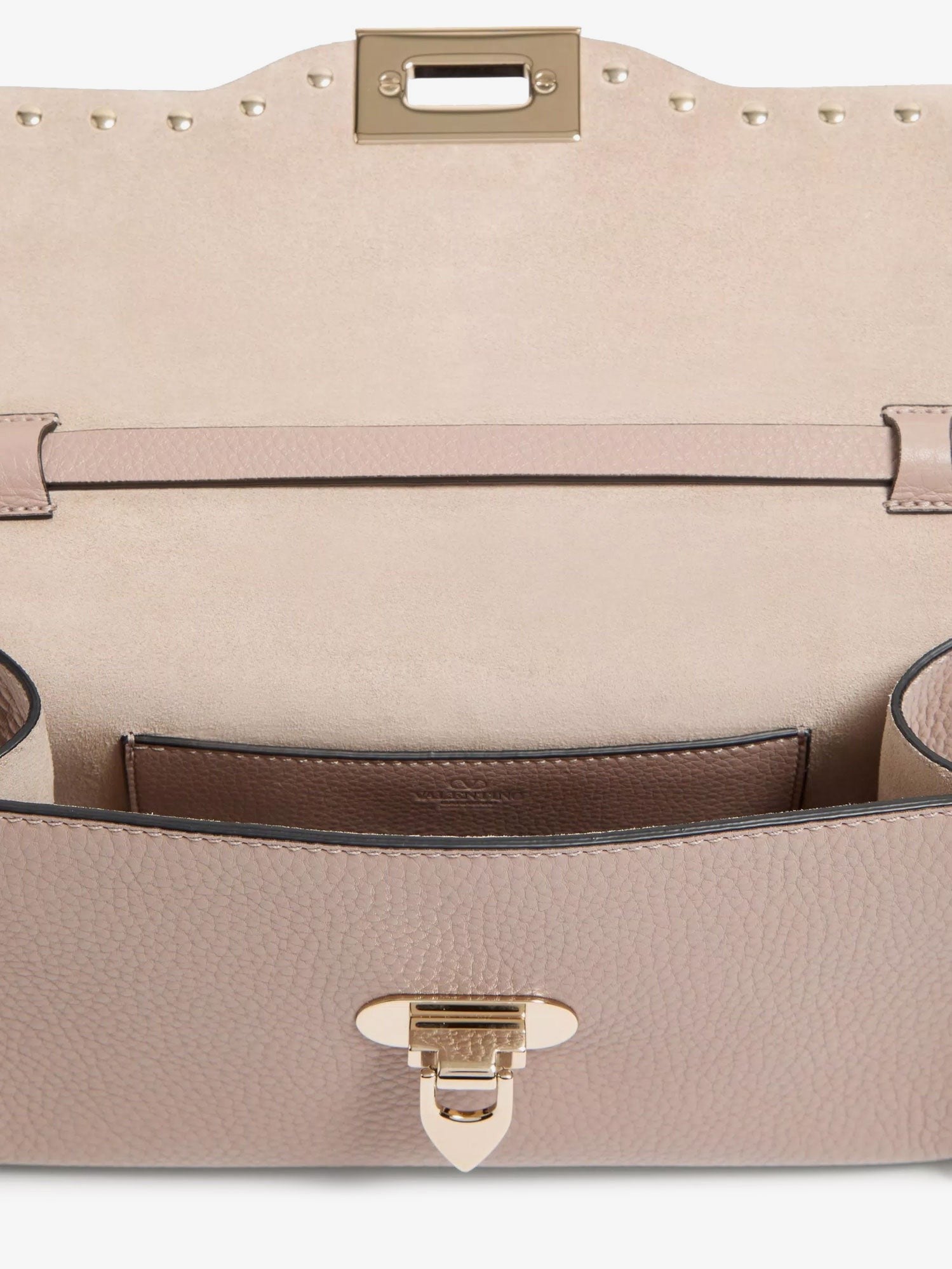 Valentino Women's Rockstud Leather Crossbody Bag Pink