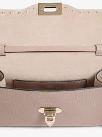 Valentino Women's Rockstud Leather Crossbody Bag Pink