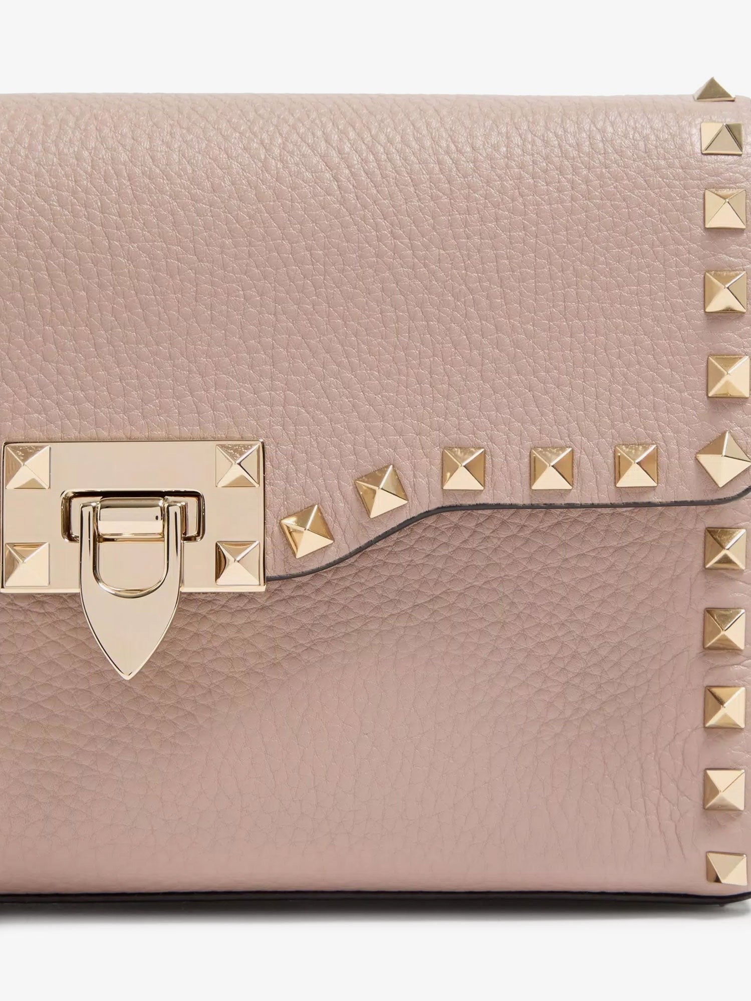 Valentino Women's Rockstud Leather Crossbody Bag Pink