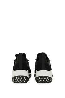 Roger Vivier women’s sneaker Viv Run black with mesh upper and rubber sole featuring diamond-patterned tread