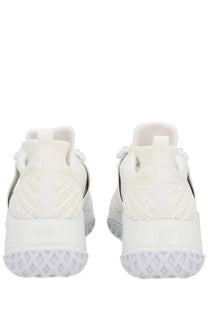 Roger Vivier women’s Vivrun sneaker white features white Nike Air Max 270 with breathable mesh upper and rubber outsole