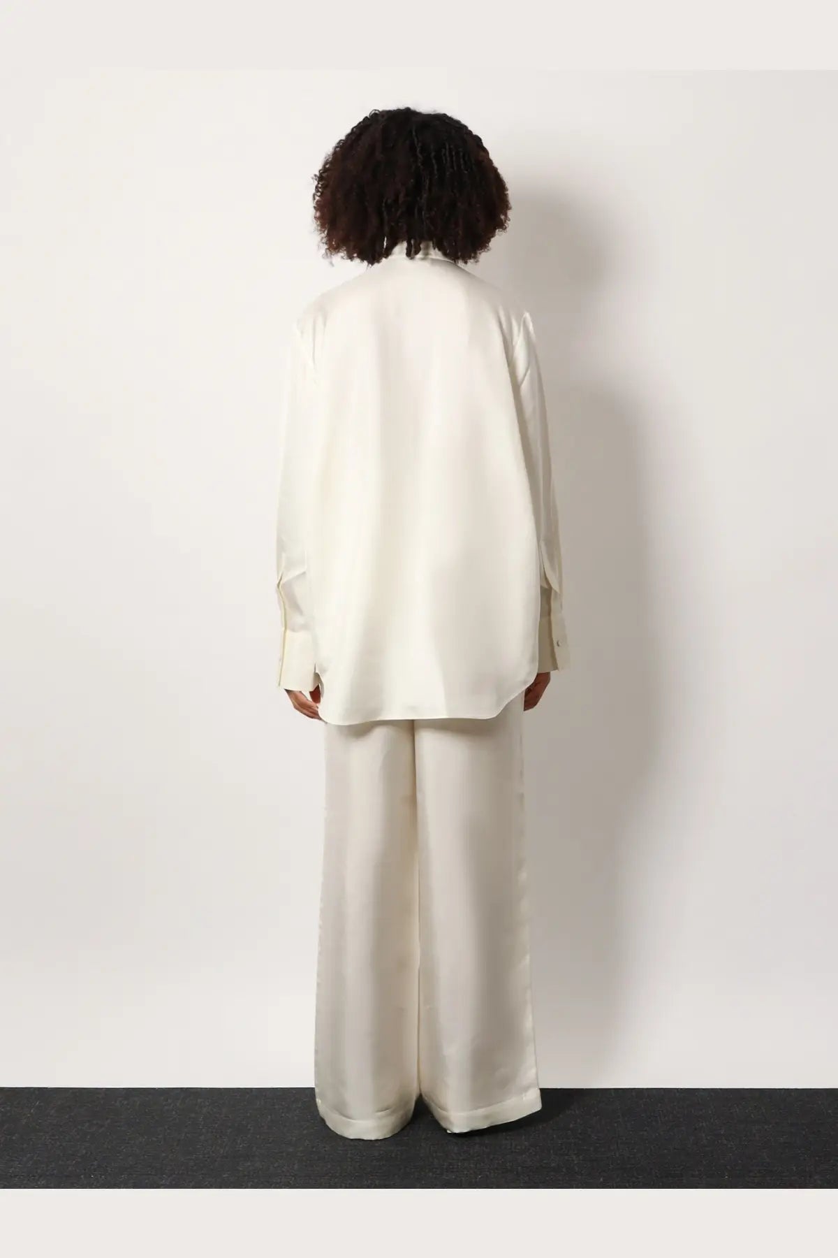 Rohe Women's Tuxedo Silk Shirt White