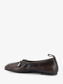 Alohas Women's Rosalind Leather Ballerinas Brown